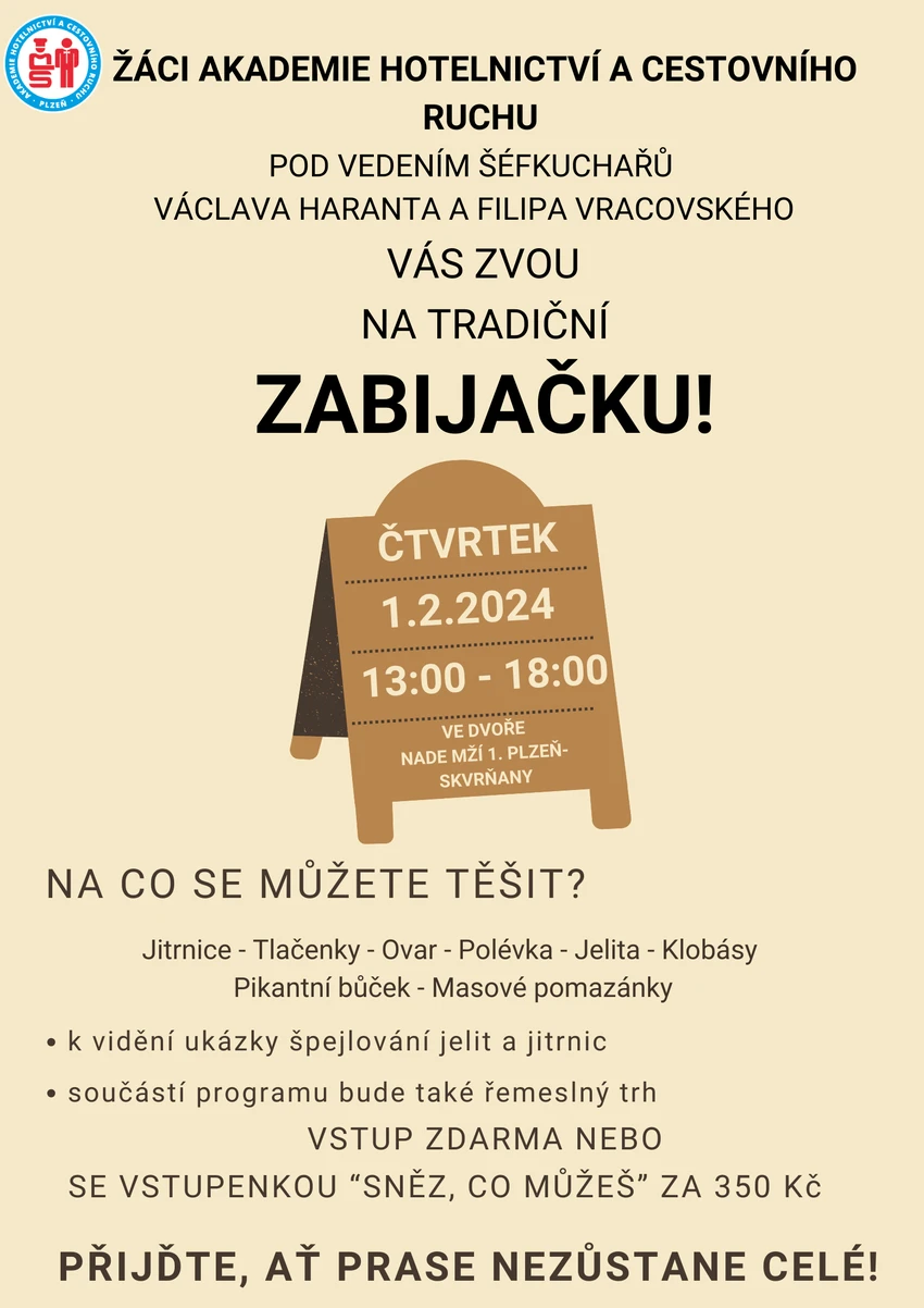 Zabijačka - let&aacute;k s cenou